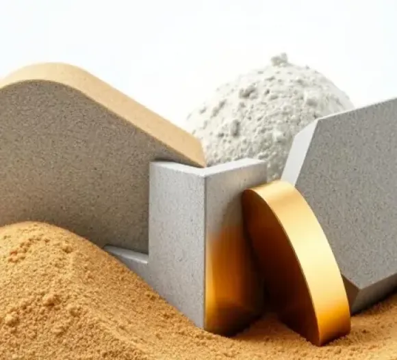 Nguyên lý kết nối tất cả dạng vật liệu, chẳng hạn cát xi măng, inox, vàng tây,...